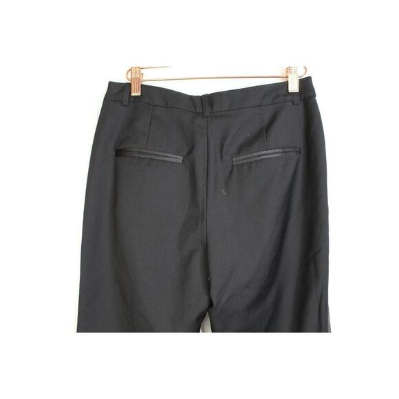 NWT BonPoint Black Tuxedo Trousers with Seam Pockets Size 36 (4/6) - Picture 7 of 10